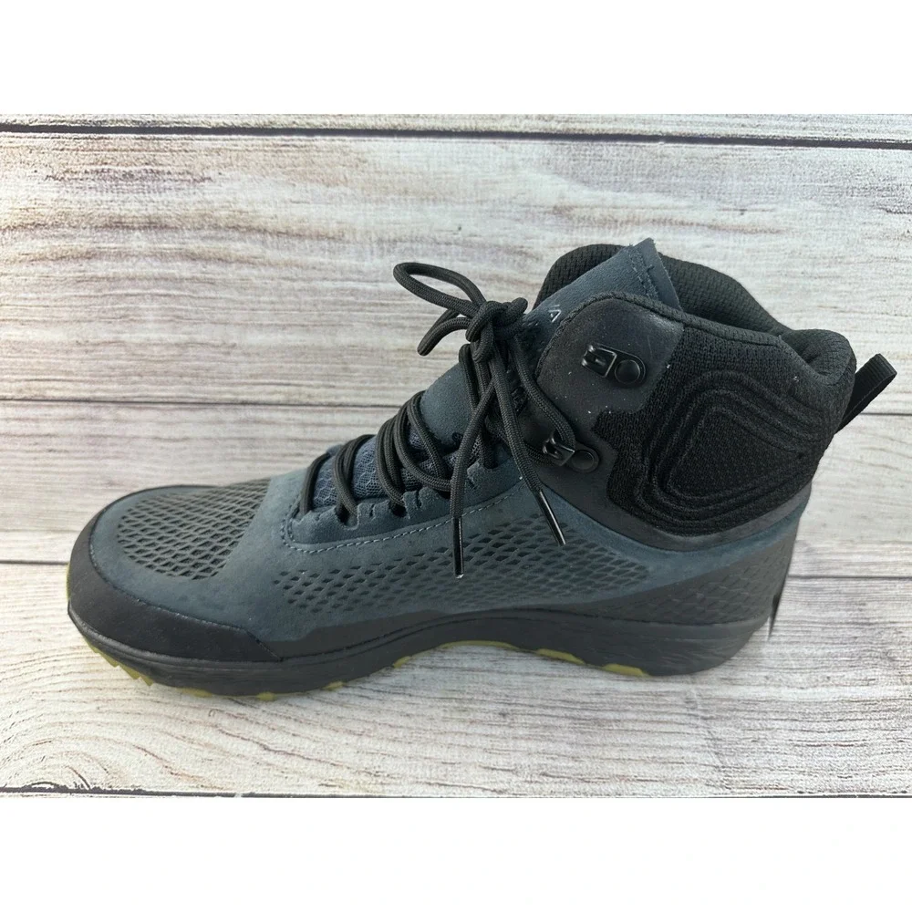Vasque Men's Gray Black Mid Hiking Boots Waterproof Trail Shoes Size 10 M NWOB